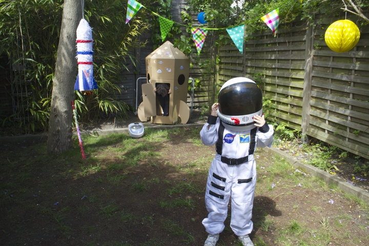 anniversaire thème espace cosmonaute astronaute